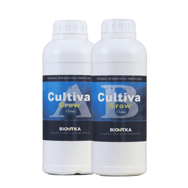 Hydro Cultiva Grow A + B | Hidroponía | Mezcla mineral para crecimiento vegetativo | BIOTKA