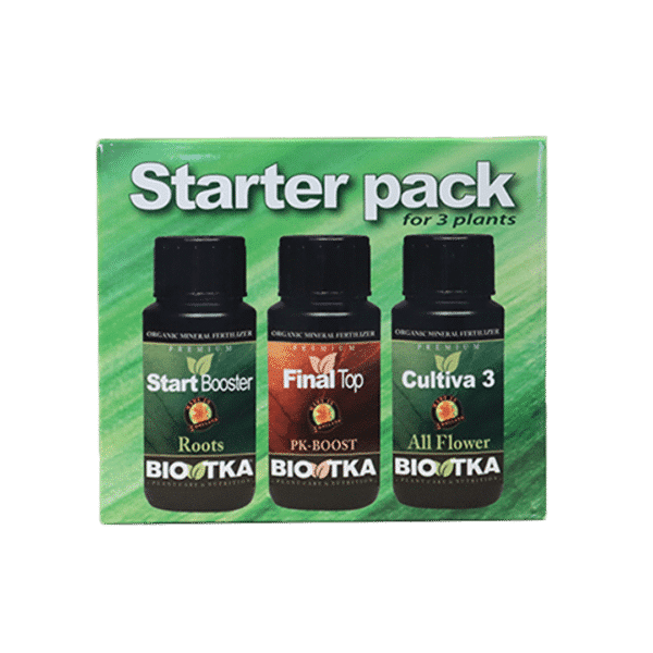 Pack de inicio 3 plantas - Suministro óptimo de nutrientes